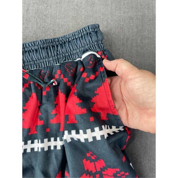 Houston Texans Pajama Set Mens M Navy Red NFL Football Fan Christmas‎ Lounge PJs - Picture 7 of 10